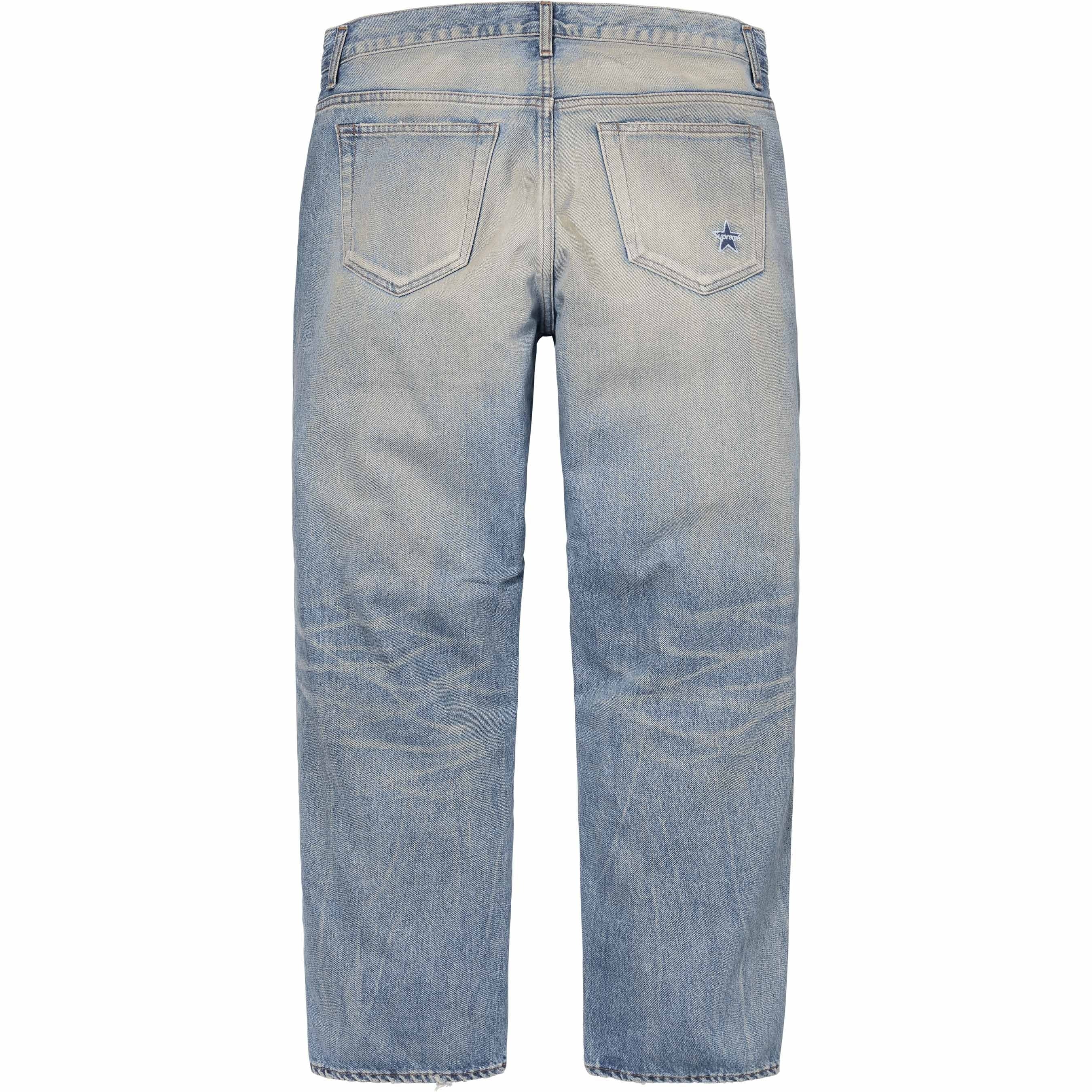 Distressed Loose Fit Selvedge Jean view 9